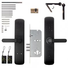 Замок электронный Apecs Smart SL-52-60.85/8001-BLM (TTLock, WiFi, FP)