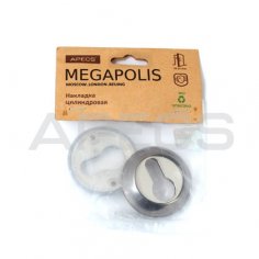 Накладки на цилиндр Apecs Megapolis DP-C-08-BN