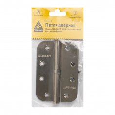 СТАНДАРТ 100х70х2,5 1BB-R (R14) SN мат.никель правая Петля дверная 1 шт
