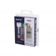 Цилиндровый механизм MaxPro7002Knob65mm(25+10+30) SN никель 7key с вертушкой 