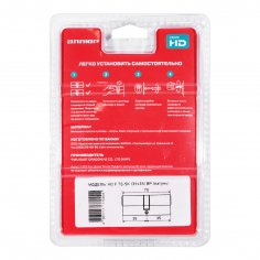 АЛЛЮР HD F 70-5К BP (35x35) латунь перф.кл БЛИСТЕР Цилиндровый механизм