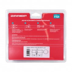 АЛЛЮР HD FG 110-5К CP[45х10х55G](50x60G) хром перф.кл БЛИСТЕР Цилиндровый механизм