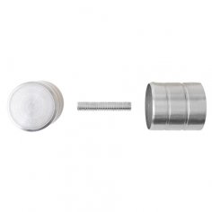 Ручки-кнопки дверные Avers HK-3802-INOX/201