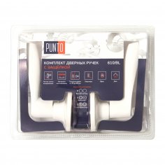 Ручка защелка DK610/BL WH-ET (кл./фик.) белый