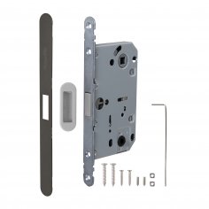 Магнитная защелка WC с ответной планкой GRAVITY.PRO G01.196.50.96  BPVD вороненый никель 