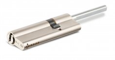 Цилиндровый механизм под вертушку (дл.шток) 164 SX/76 (40+10+26) mm никель 5 кл.