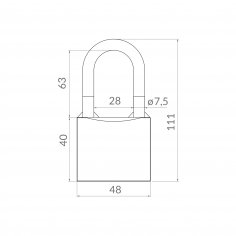 Ручка поворотная BK6.WC.CABIN PVC WH белый