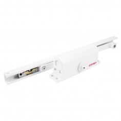 АЛЛЮР Доводчик дверной COMFORT ДД 168/3-4 AH-W (до 100 кг) белый RAL9016, со скользящей тягой