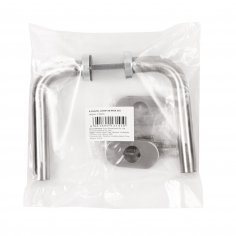 Ручка раздельная R.DSS201-0201P/19 INOX 201 (овальное основание)