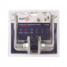 Ручка защелка DK710/BL CP-BK (фик.) хром