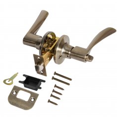 Ручка защелка DK610/BL AB-BK (фик.) бронза