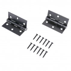 АЛЛЮР 20325 (77х64) 2BB-FHP BL 2 подш.,черная Петля дверная 2 шт