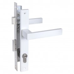 СТАНДАРТ 8520.01.9016 белый, ключ-ключ  Замок врезной с/руч