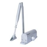 БУЛАТ Доводчик дверной ARCTIC (АРКТИК) ДД 502/4 DA-S (60-120 кг) серебро, морозостойкий