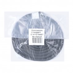 Уплотнитель СТАНДАРТ D 14*12 ПАКЕТ 6 м. (3+3) черный (20)