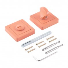 Сантехническая завертка к ручкам АЛЛЮР АРТ КОЛОР BK-S1 LC(C4230) светло-коралловый