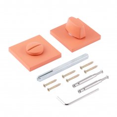 Сантехническая завертка к ручкам АЛЛЮР АРТ КОЛОР BK-S2 LC(C6230) светло-коралловый