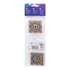 Сантехническая завертка к ручкам АЛЛЮР АРТ КОЛОР BK-S2 LY(C6200) песочный