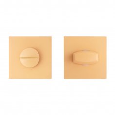 Сантехническая завертка к ручкам АЛЛЮР АРТ КОЛОР BK-S2 LY(C6200) песочный