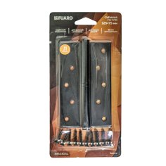 Петля съемная IN5430SL-BL BL левая (413/BL-5 125x75x2,5)  мат. черный  БЛИСТЕР