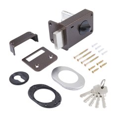 Замок накладной цилиндровый ЗН1-1 ЗАЗ медь