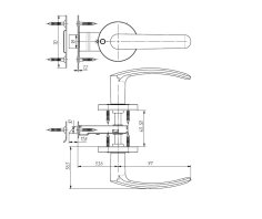 Защелка ЗЩ2 (медь)