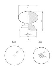 Ручка-кнопка Б (бежевый)