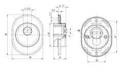 Броненакладка DEF.ECO/OV.4825 (DEF 4825 eco) BL-24 черный
