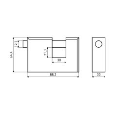 АЛЛЮР  ВС2-3С d13мм Замок навесной