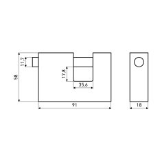 АЛЛЮР  ВС1Ч-790 d12мм Замок навесной