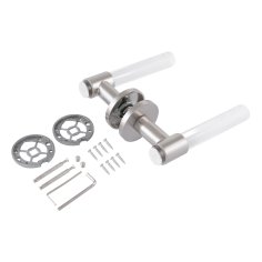 АЛЛЮР "ALBION" (АЛЬБИОН) SN/TR (54824) мат.никель Комплект ручек