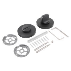 Сантехническая завертка к ручкам АЛЛЮР АРТ BK-R5 BL(75150) матовый черный