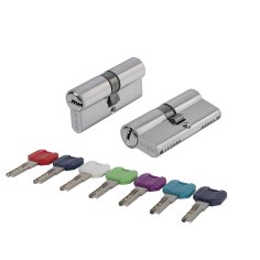 Цилиндровый механизм MaxPro7000Key70mm(30+10+30) SSC сатин.хром 7key 