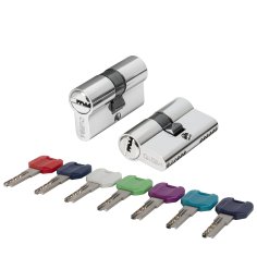 Цилиндровый механизм MaxPro7000Key70mm(30+10+30) CP хром 7key 