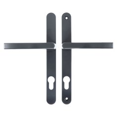 БУЛАТ РФ 85.25.02.7024 УРАЛ графит с пружин. м/о 85 "под пальчики" для узкопр. Комплект ручек