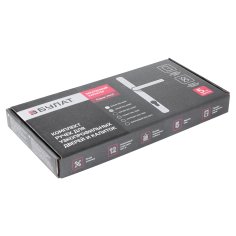 БУЛАТ РФ 85.25.02.7024 УРАЛ графит с пружин. м/о 85 "под пальчики" для узкопр. Комплект ручек