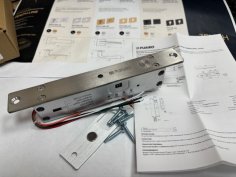 Врезной соленоидный электромеханический замок-защёлка EML-500A