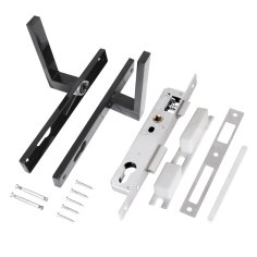 СТАНДАРТ 8520.00.9005 черный, БЕЗ Ц/М Замок врезной с/руч