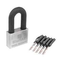 БУЛАТ ВС 3-М60-01 НС нержавеющая сталь 5кл. d=15,5мм Замок навесной