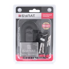 БУЛАТ ВС 3-М60-01 НС нержавеющая сталь 5кл. d=15,5мм Замок навесной