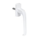 Ручка для пластиковых окон СТАНДАРТ ИРИС РО-01.АЛ.9016 белая штифт 35 мм (аналог Хермо)