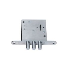 Замок врез. ReX. 1.4 аналог 1.04.04) Замок врезной сувальдный цинк, 3 стержня ф12 мм, планка овальна