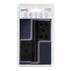 Петля универсальная флажковая FL.5030 BL (127х90х3) черный
