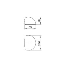Фиксатор магнитный DSF-50M BL черный