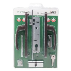Корпус Ajax (Аякс) цилиндровый в комплекте с ручкой KIT GATE-2085/24  BR коричневый