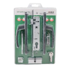 Корпус Ajax (Аякс) цилиндровый в комплекте с ручкой KIT GATE-2085/24 RAL 7016 антрацит 