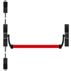 Ручка-штанга нажимная AP.1700C push-bar (ANTI-PANIC 1700С) с тягами для двухстворчатых дверей