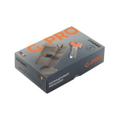 Цилиндровый механизм (G-PRO502/80) G-PRO5002 Knob 80 (35+10+35) SSC сатин. хром 5Key