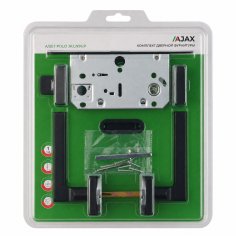 Комплект ручек с защелкой и поворотниками A/SET POLO JK.LN96.P BL-24 черный