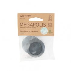 Накладки цилиндровые Megapolis DP-C-0802-BLM
